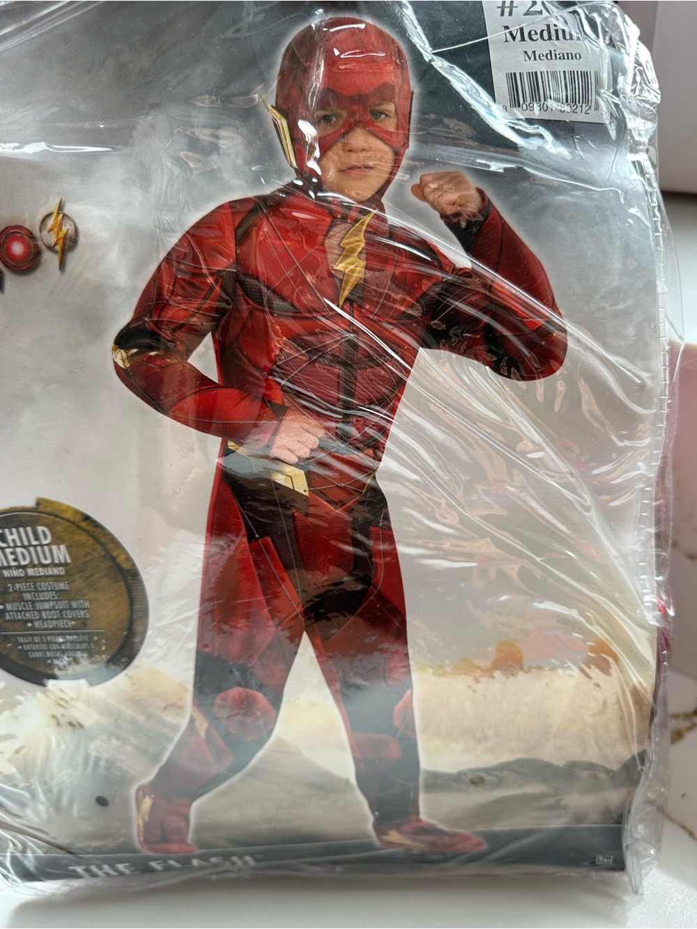 DC The Flash boys halloween Costume Medium